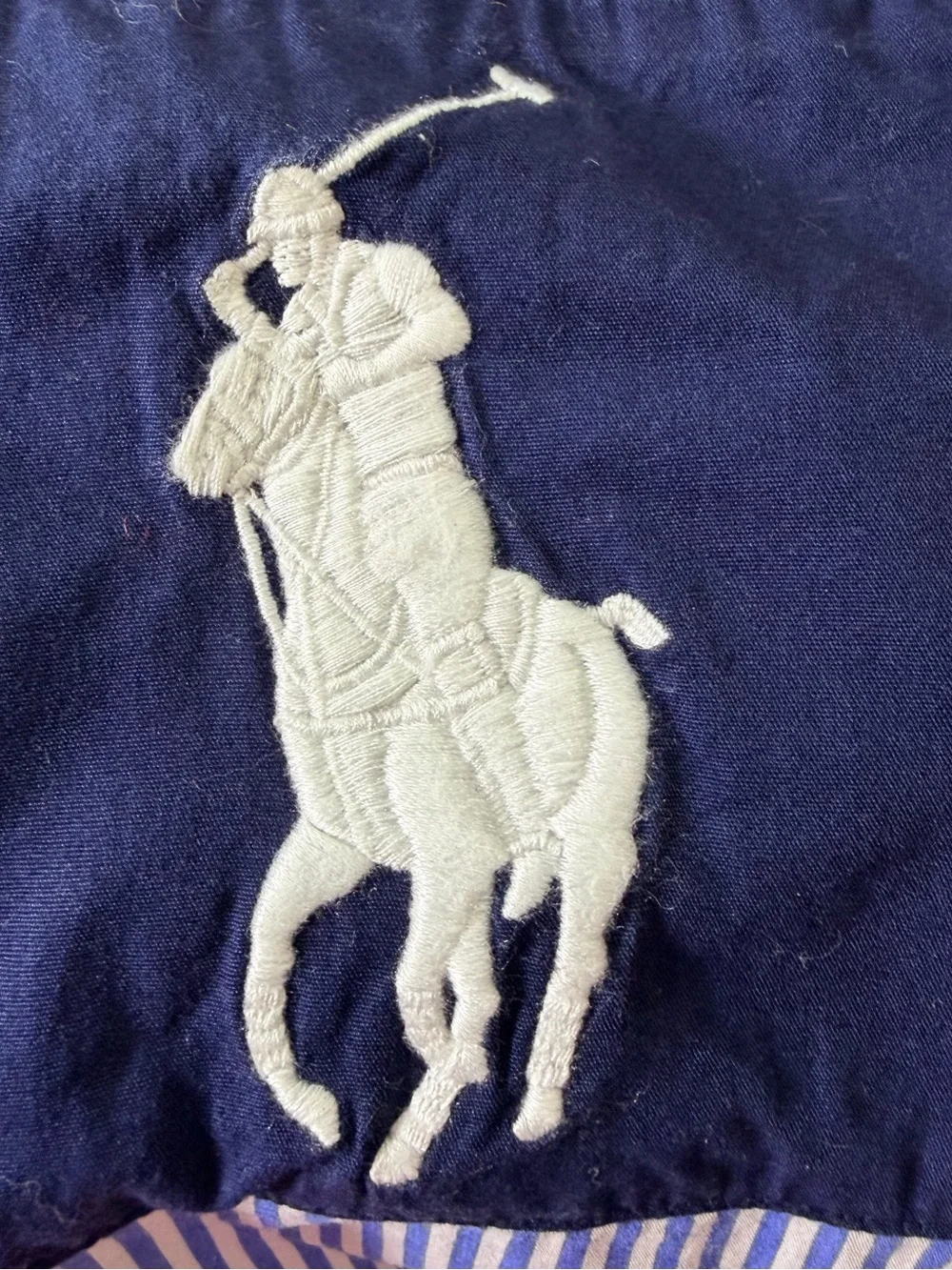 Polo Ralph Lauren Boys Striped Big Pony Yacht Club Button Down Shirt Size 6